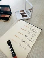眉型の調整過程